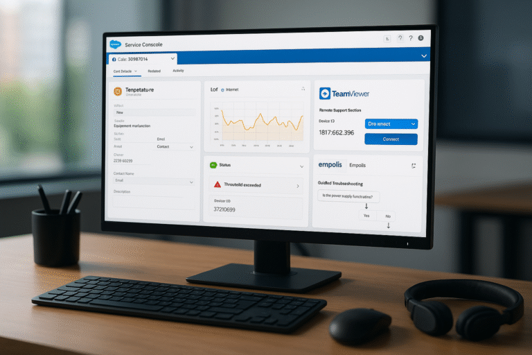 Salesforce als Servicehub