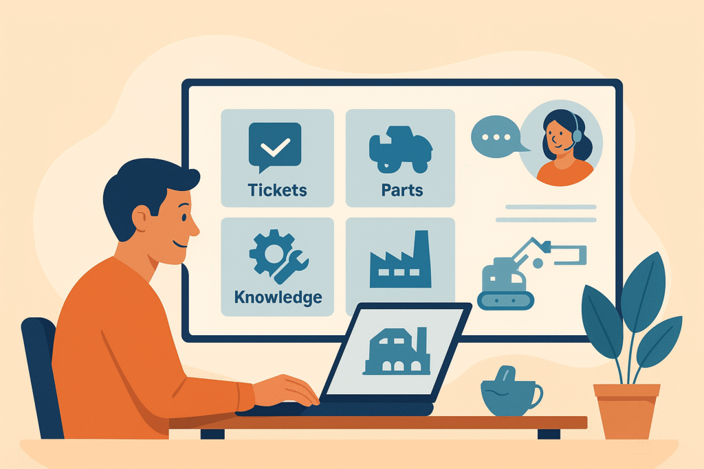 Kundenportal Maschinenbau